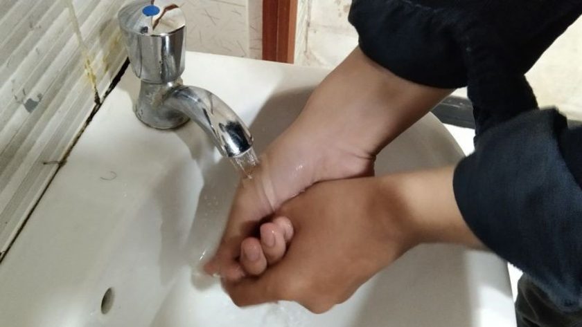 air bersih cuci tangan