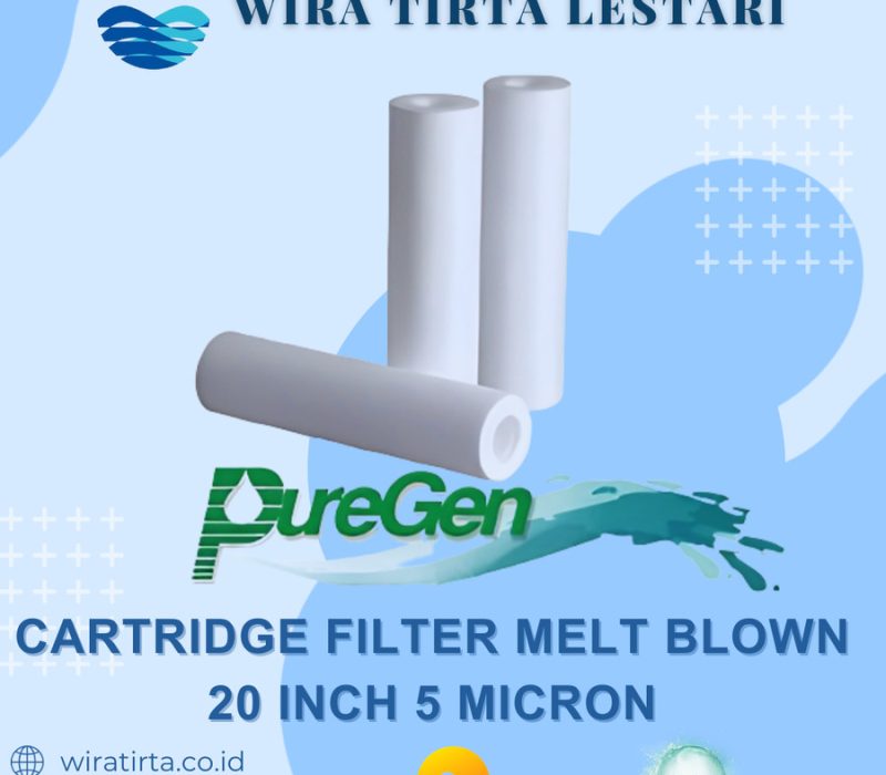 Cartridge Filter Melt Blown 20 inch 5 Micron / Puregen