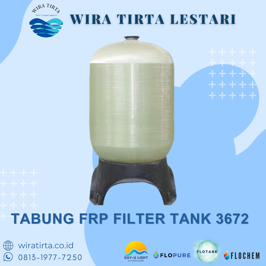 Tabung FRP Filter Tank 3672
